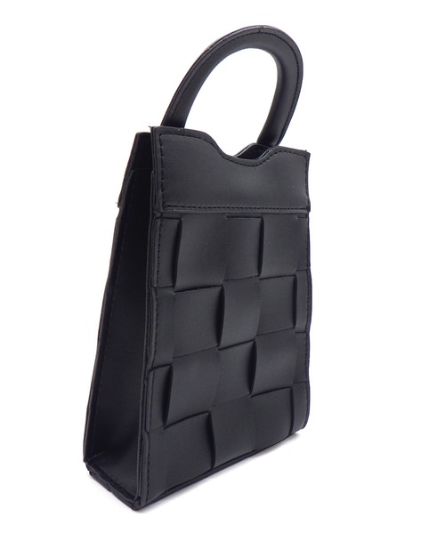AVALON ショルダーバッグ バッグ PUレザー編みミニバッグ レディース