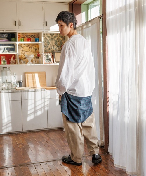 niko and… tシャツ USAコットンロングスリーブTシャツ メンズ