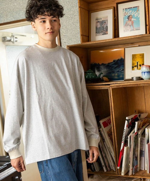 niko and… tシャツ USAコットンロングスリーブTシャツ メンズ