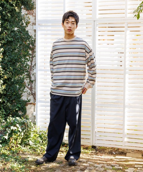 niko and… tシャツ USAコットンロングスリーブTシャツ メンズ
