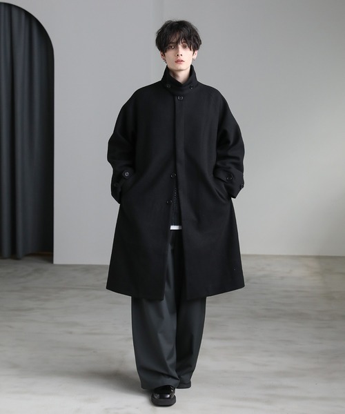 ASTRONOMY ステンカラーコート コート ビッグシルエットスタンドネック