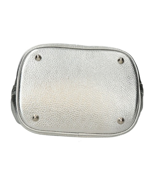 andrea cardone ハンドバッグ 「ANDREA CARDONE」メタリックレザー