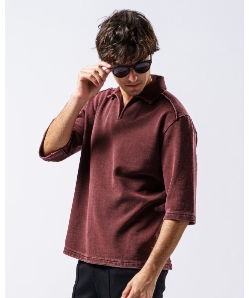 Y's for men ダークグレー 半袖ポロシャツ wjk 「wjk」 半袖ポロシャツ MEDIUM ダークグレー メンズ