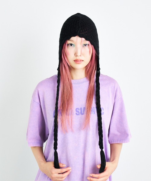 ニット帽 ニットキャップ クロシェニットキャップ レディース