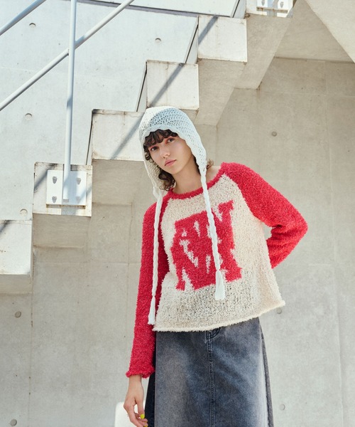 ニット帽 ニットキャップ クロシェニットキャップ レディース