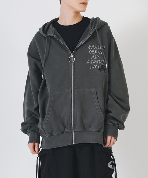 RE730 パーカー 角がかわいいデビルパーカー メンズ レディース