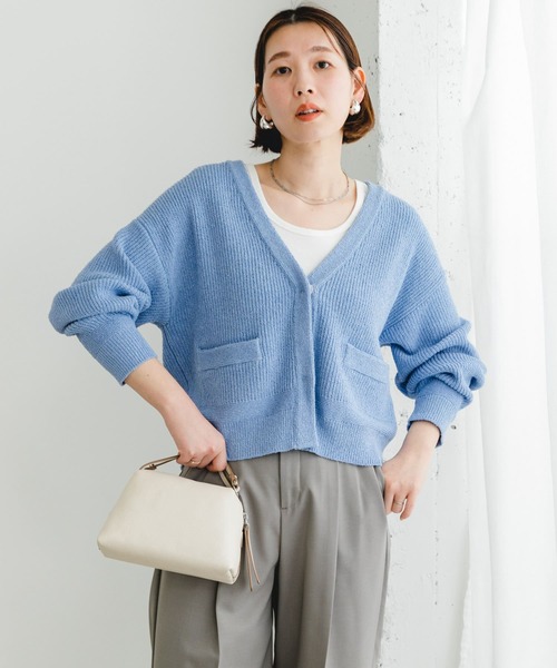 極美品 サンスペル 片畦 ローゲージ コットン カーディガン ミドルゲージ 畦カーディガン（12-57KI10-204）｜コムサイズム（COMME