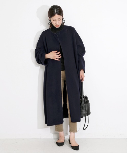 VERMEIL par iena（ヴェルメイユパーイエナ） ノーカラーコート 36