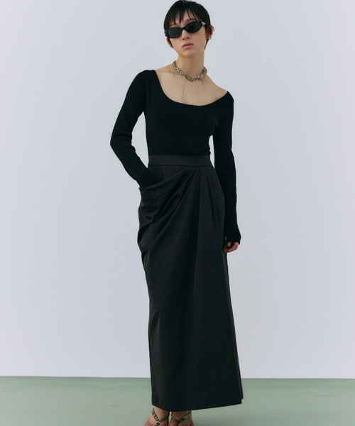 JOSE MOON（ジョゼムーン） ワンピース DOCKING DRAPE DRESS