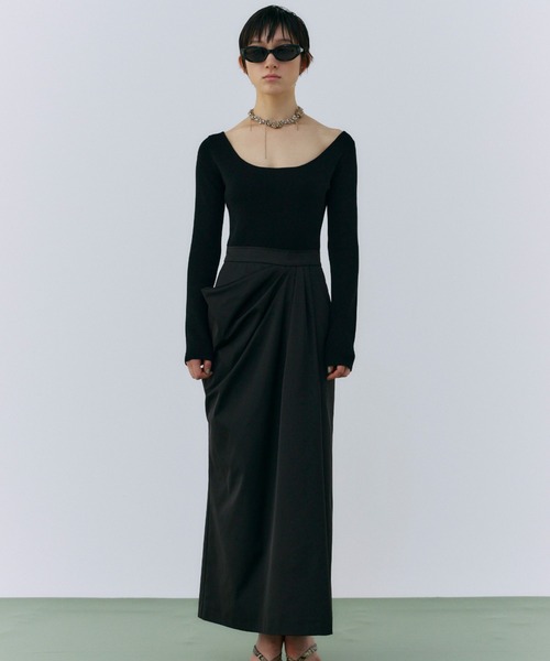 JOSE MOON（ジョゼムーン） ワンピース DOCKING DRAPE DRESS