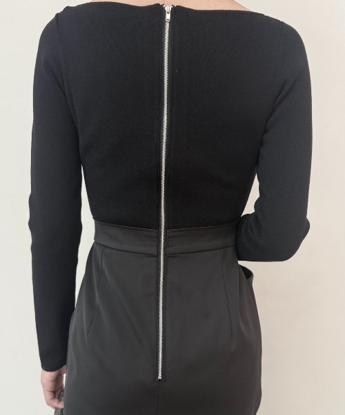 JOSE MOON（ジョゼムーン） ワンピース DOCKING DRAPE DRESS