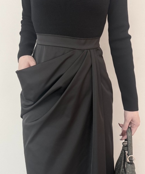 JOSE MOON（ジョゼムーン） ワンピース DOCKING DRAPE DRESS