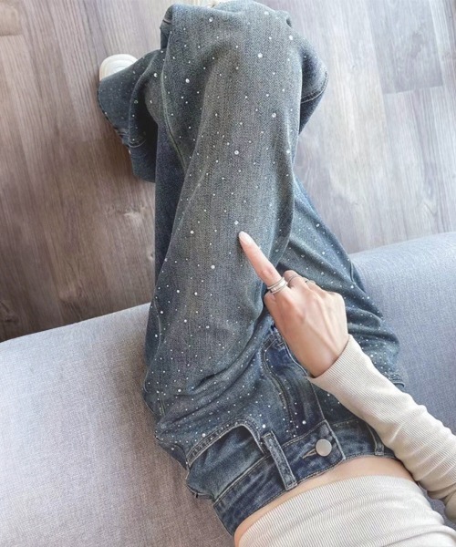miniministore ジーンズ デニム デニムパンツ キラキラデニム