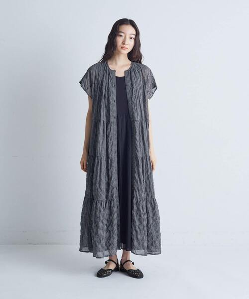 ワンピース アデュートリステス コンジェぺイエ ロワジー シャワー トゥモロー conges payes ADIEU TRISTESSE ワンピース 綿シャーリング