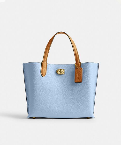COACH トートバッグ ウィロウ トート 24 カラーブロック ウィズ