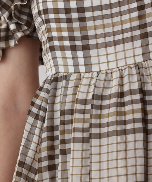 SG00001 新品未使用 Diagram ダイアグラム Diagram チェックサッカーワンピース☆定価￥58,300- 36 イエロー グレースコンチネンタル25SS レーヨン/ポリエステル レディース [0000000000585] Diagram ワンピース チェックサッカーワンピース : ZOZOTOWN Yahoo!店