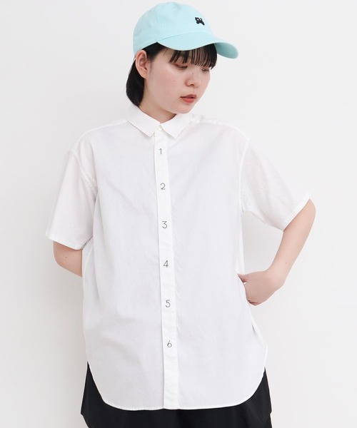 minni pehonen ポンピア　うさぎ　半袖　シャツ　ブラウス　40 minni pehonen ポンピアうさぎ半袖シャツブラウス40