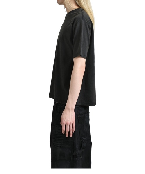 AliceHollywood Tシャツ S 黒 ALICE HOLLYWOOD tシャツ DESTROYED CHOPPER T-SHIRT メンズ
