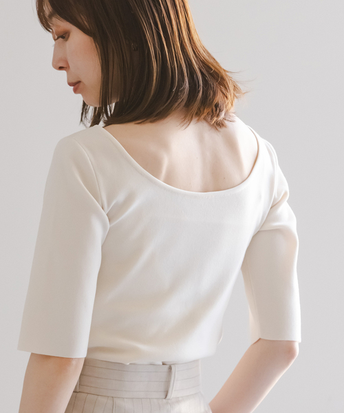 noble デコルテニット デコルテニット（ニット／セーター）｜NOBLE（ノーブル）の通販