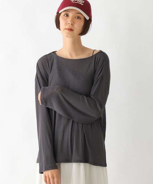 1とにと3 専用なので購入不可です LEPSIM（レプシィム） tシャツ 2WAYネックロンT 286172 レディース