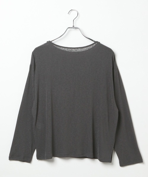 ルネ♡シャーリングトップ LEPSIM（レプシィム） tシャツ 2WAYネックロンT 286172 レディース