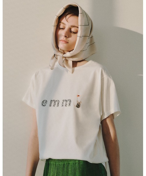 tシャツ 「emmi×Leo Lionni」emmiロゴグラフィックＴシャツ レディース