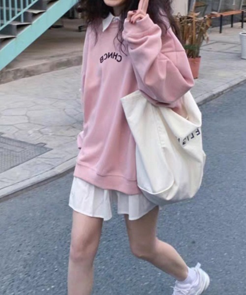 miniministore（ミニミニストア） シャツワンピース ティアード