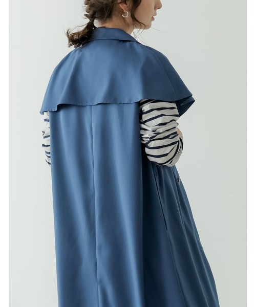 「Re:EDIT」 「marjour」トレンチコート MEDIUM ベージュ レディース_画像8