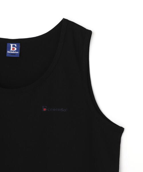 正規品 LHP ダンケシェーン レタリングプリント ノースリーブ シャツ BK 正規品 LHP ダンケシェーン レタリングプリント ノースリーブ