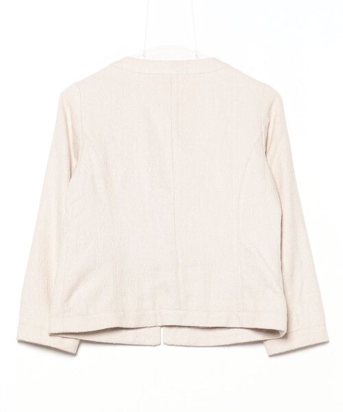 「Te chichi」 ツイードジャケット M ベージュ レディース_画像2