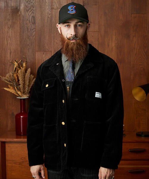 Schott ブラック コーデュロイジャケット Schott N.Y.C（ショット） 「schott」 コーデュロイジャケット S