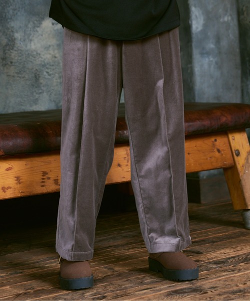 「Casper John」 スラックス MEDIUM グレイッシュベージュ メンズ_画像5