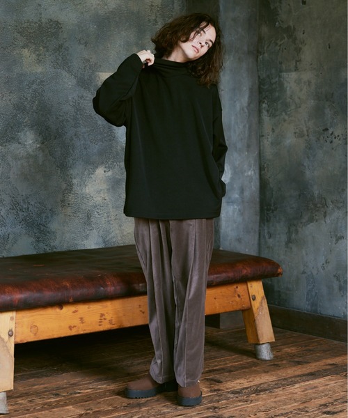 「Casper John」 スラックス MEDIUM グレイッシュベージュ メンズ_画像6