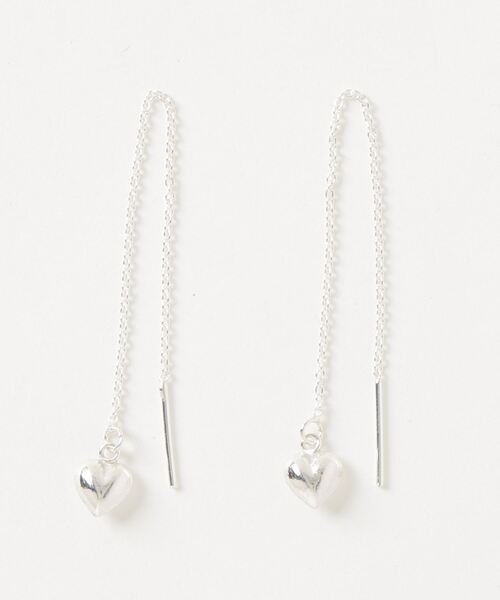 配信中チェーンピアスオーダー承ります(^^)★欠品色はごめんなさい LONG FRINGE CHAIN PIERCED EARRING(片耳用)(2JP0881)K10 ピアス