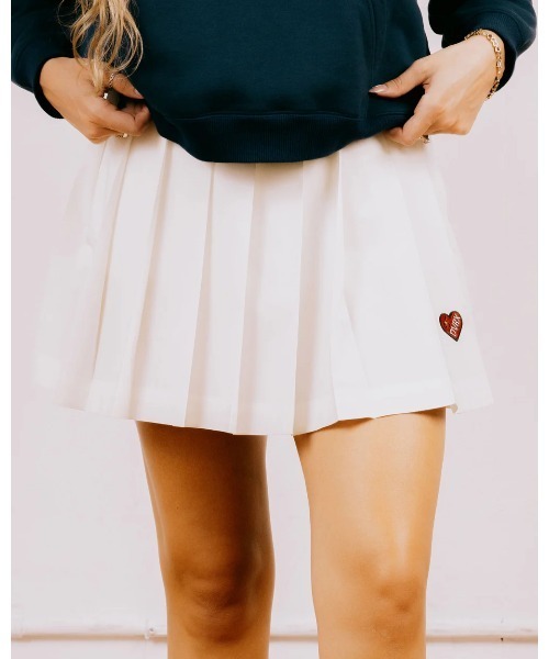 DEVEREUX GOLF スカート WOMENS DVRX Heart Pleated SK : ZOZOTOWN