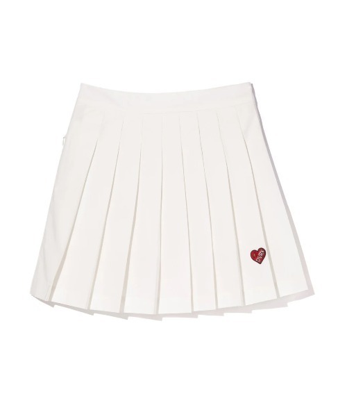 DEVEREUX GOLF スカート WOMENS DVRX Heart Pleated SK : ZOZOTOWN