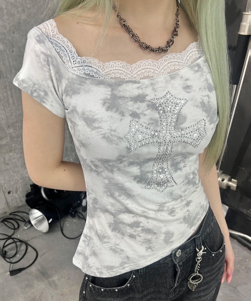 【関税込】 オフショルダーTシャツ - ホワイト tシャツ オフショルクロスピチT メンズ レディース : ZOZOTOWN