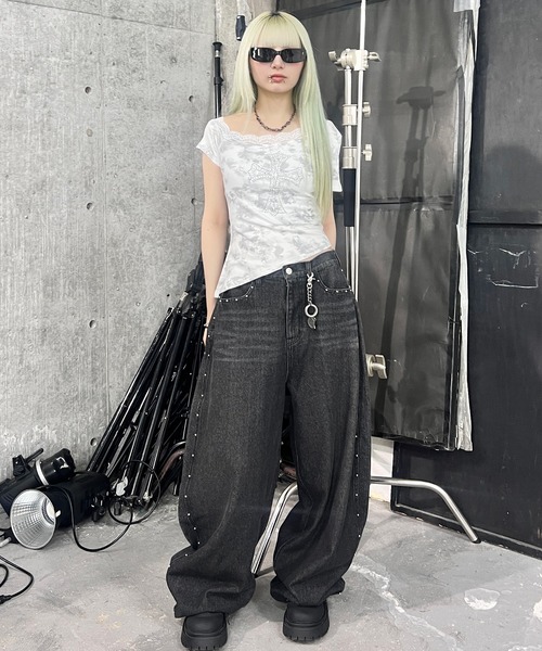 tシャツ オフショルカットソー586711 レディース tシャツ オフショルクロスピチT メンズ レディース : ZOZOTOWN