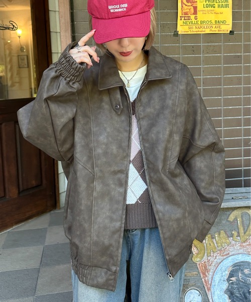 「apres jour mignon」 ブルゾン X-LARGE ブラック系その他 レディース_画像2