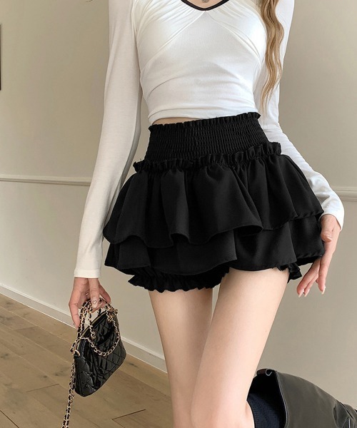 miniministore（ミニミニストア） スカート ミニティアードスカート