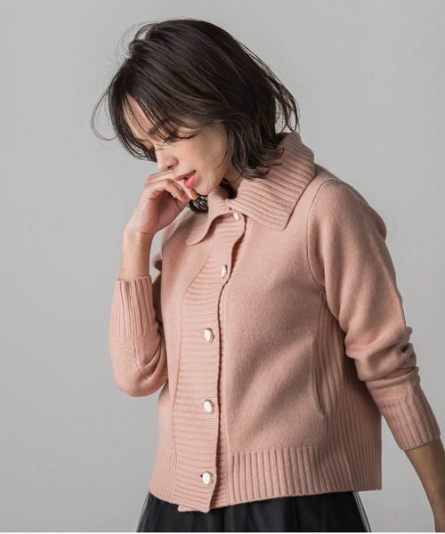 「Viaggio Blu」 ニットカーディガン S ネイビー レディース_画像8