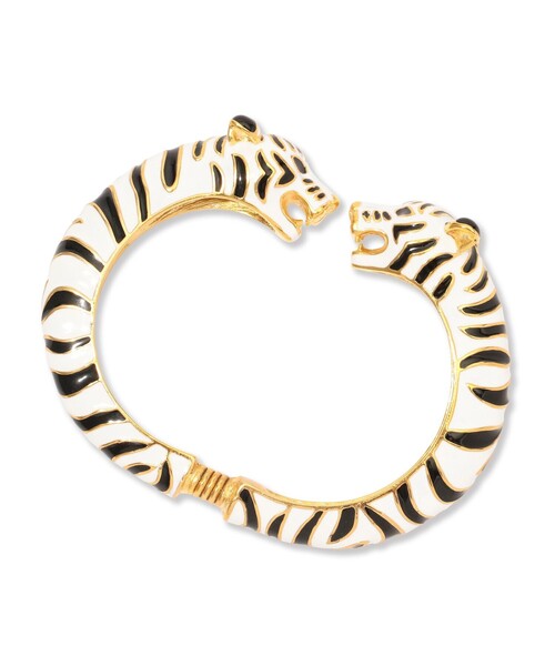 バングル Kenneth Jay Lane tiger head ブレスレット レディースの画像