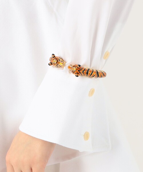 バングル Kenneth Jay Lane tiger head ブレスレット レディースの画像