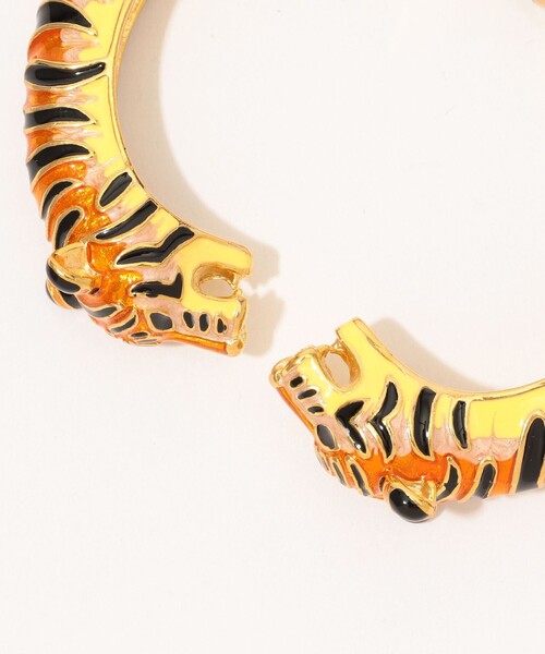 バングル Kenneth Jay Lane tiger head ブレスレット レディースの画像