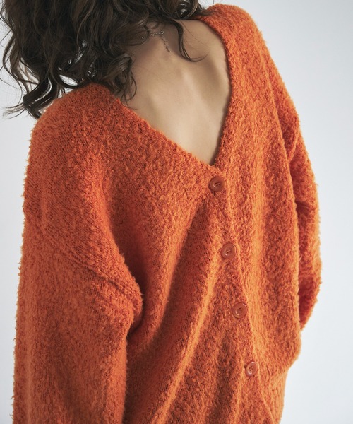 「etoll.」 ニットカーディガン FREE ベージュ レディース_画像2