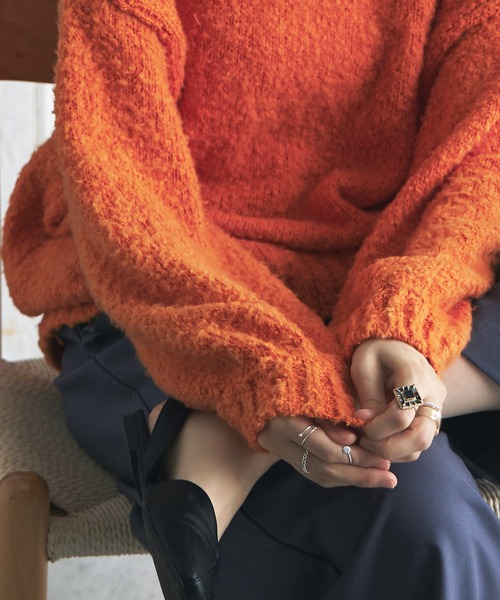 「etoll.」 ニットカーディガン FREE ベージュ レディース_画像7