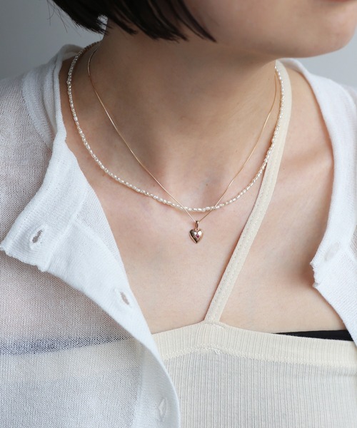 シエナロゼ　8粒パールネックレス　siena rose SIENA ROSE ネックレス ライスパールネックレス レディース