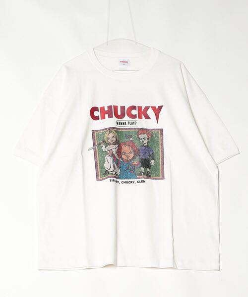 【チャッキー】Tシャツ⑥ レディース M 140・150 チャッキーtシャツ（レディースファッション） | ファッション