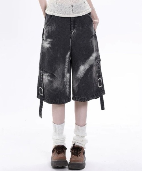 14thハーフパンツ❣️ AMBIDEX Store △○強撚ツイル マーベルトハーフパンツ(36 コン