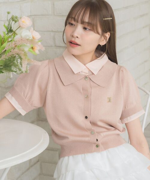 ♡人気完売商品♡rimark ドッキングシャツニットトップス 公式】RIM.ARKのトップス(ニット)検索ページ|シェルターウェブストア